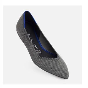 Rothy’s Cloud Grey Birdseye The Point Flat